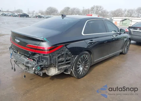 2020 Genesis G90 5.0 Ultimate Rwd from USA, damaged, VIN KMTF54PH8LU080788